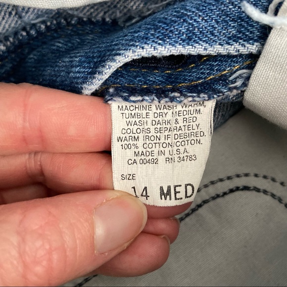 Vintage Lee Balloon Leg Hi Rise Mom Jeans 28 - Picture 8 of 8